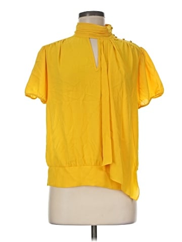 7th Avenue Design Studio New York & Company Short Sleeve Blouse (view 1)