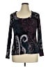 Axcess Purple 3/4 Sleeve Top Size XL - photo 1