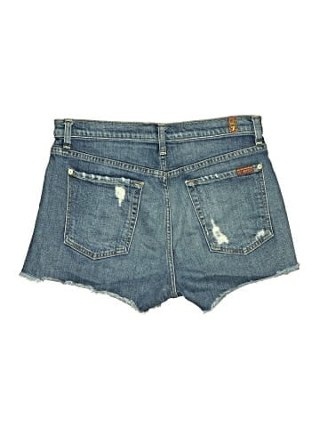7 For All Mankind Denim Shorts (view 2)