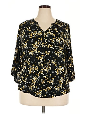 Market and Spruce 3/4 Sleeve Blouse (view 1)