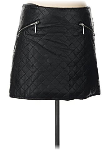 Divided by H&M Faux Leather Skirt (view 1)