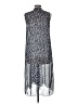 Lularoe 100% Polyester Blue Kimono Size M - photo 2