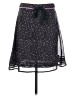 Esprit 100% Polyester Stars Black Casual Skirt Size 2 - photo 1