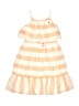 Nautica 100% Polyester Stripes Orange Dress Size 6X - photo 1