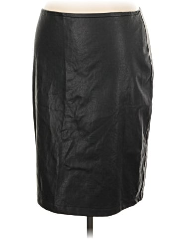 Valerie Stevens Faux Leather Skirt (view 1)