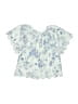 Gap Kids 100% Polyester Blue Short Sleeve Blouse Size 10 - photo 1