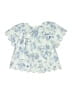 Gap Kids 100% Polyester Blue Short Sleeve Blouse Size 10 - photo 2