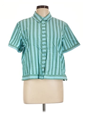 Market and Spruce Short Sleeve Blouse (view 1)