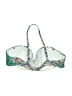 Tory Burch Paisley Green Blue Swimsuit Top Size L - photo 2