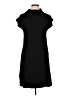 Zara Basic Solid Black Casual Dress Size L - photo 1