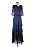 Komarov 100% Polyester Blue Cocktail Dress Size Med (2) - photo 1