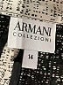 Armani Collezioni 100% Polyester Tweed Gray Ivory Jacket Size 14 - photo 6