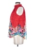 Deletta 100% Polyester Red Sleeveless Blouse Size XS - photo 5