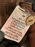 Pink Lily Brown Long Sleeve Blouse Size M - photo 8
