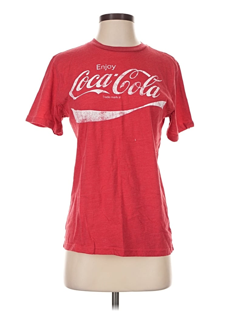 Pre-owned Coca-cola Short Sleeve T-shirt In Red