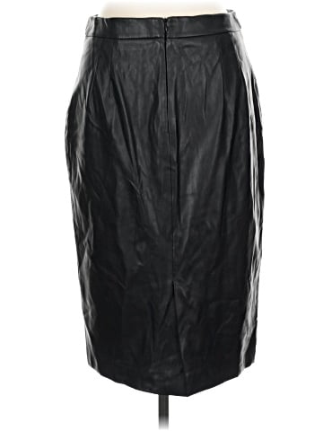 Zara Basic Faux Leather Skirt (view 2)