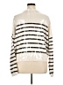 Ann Taylor LOFT 100% Cotton Stripes Ivory Pullover Sweater Size XL - photo 2