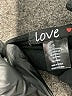 Love Graphic Black Cocktail Dress Size L - photo 7