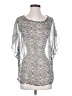 Outback Red Silver 3/4 Sleeve Blouse Size S - photo 1