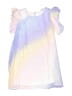 H&M 100% Polyester Tie-dye White Dress Size 6 - photo 1