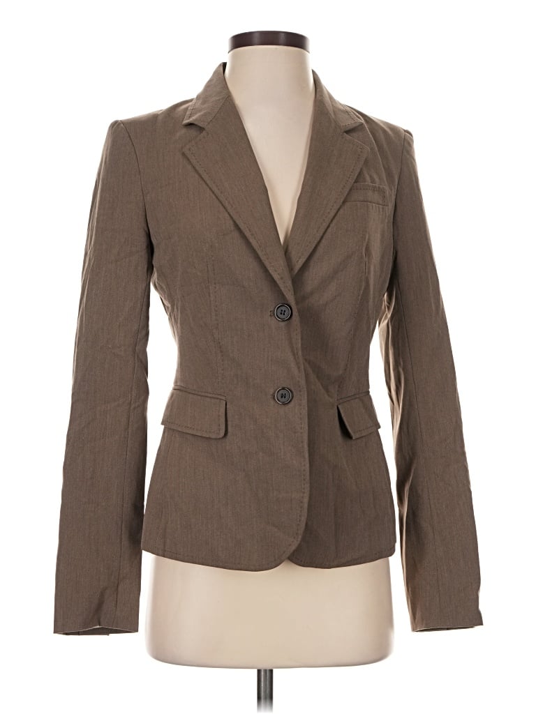 Pre-owned The Limited Blazer Jacket In Brown