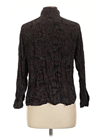 Evan Picone Long Sleeve Silk Top (view 2)