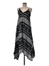 Dina Be 100% Polyester Chevron-herringbone Black Casual Dress Size M - photo 1