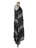 Dina Be 100% Polyester Chevron-herringbone Black Casual Dress Size M - photo 4