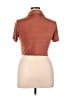 And Now This Brown Short Sleeve Blouse Size XL - photo 2