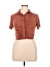 And Now This Brown Short Sleeve Blouse Size XL - photo 1