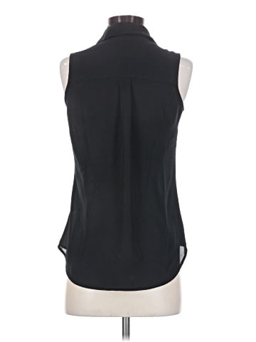 Express Sleeveless Button-Down Shirt (view 2)