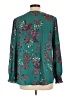 41Hawthorn 100% Polyester Teal Long Sleeve Blouse Size L - photo 2