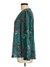 41Hawthorn 100% Polyester Teal Long Sleeve Blouse Size L - photo 5