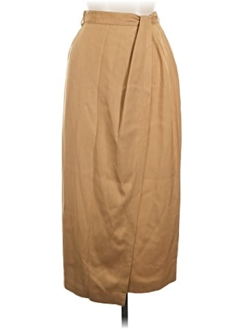Linda Allard Ellen Tracy Silk Skirt (view 1)