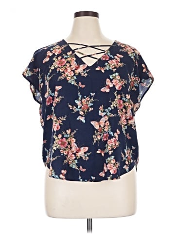 Sweet Rain Short Sleeve Blouse (view 1)