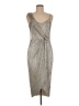ASOS Metallic Silver Cocktail Dress Size 6 - photo 1