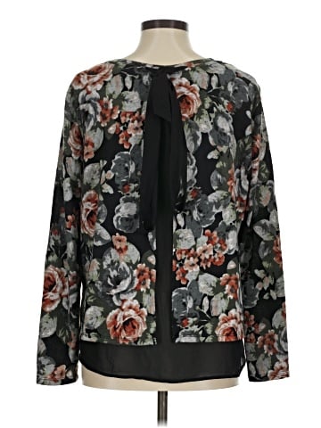 Bobeau Long Sleeve Blouse (view 2)