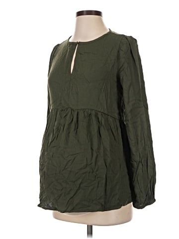 Motherhood Long Sleeve Blouse (view 1)