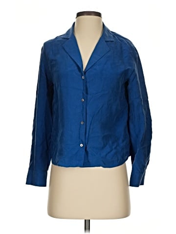 Madewell Silk Button-Up Shirt (view 1)
