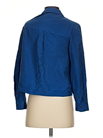 Madewell Silk Button-Up Shirt (view 2)