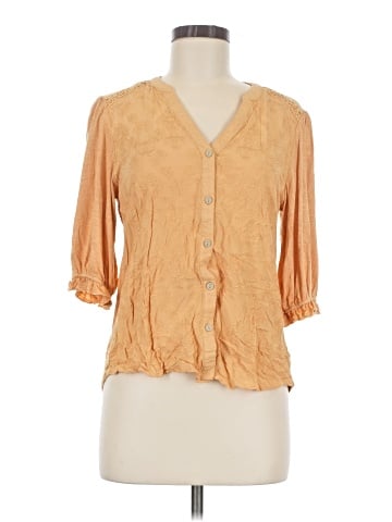 Democracy 3/4 Sleeve Blouse (view 1)