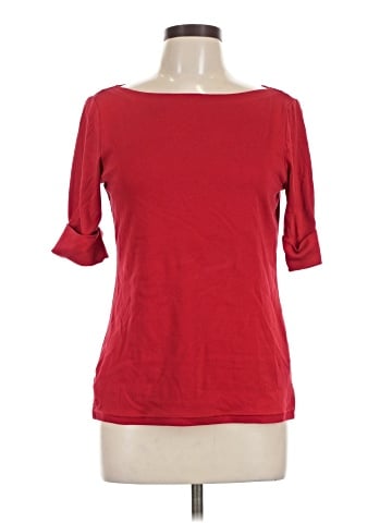 Lauren by Ralph Lauren 3/4 Sleeve T-Shirt (view 1)