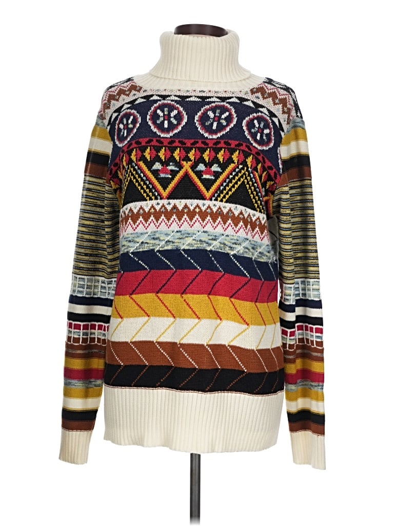 Pre-owned Weekend Suzanne Betro Pullover Sweater In Ivory