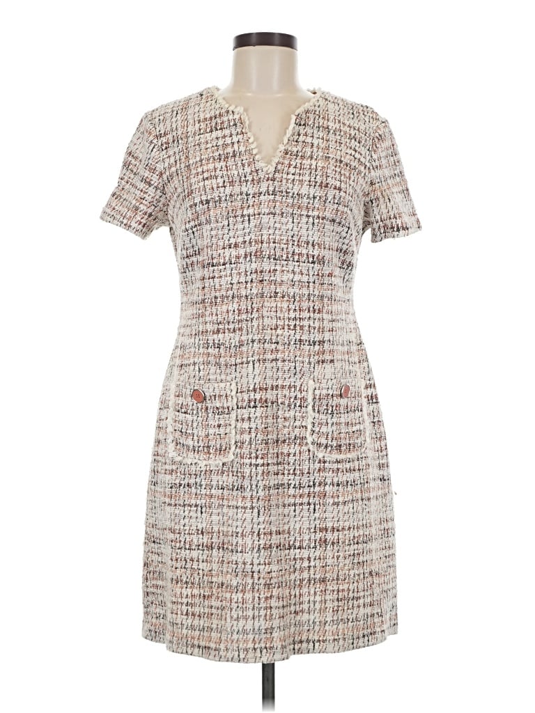 Pre-owned Connected Apparel Casual Dress In Gray