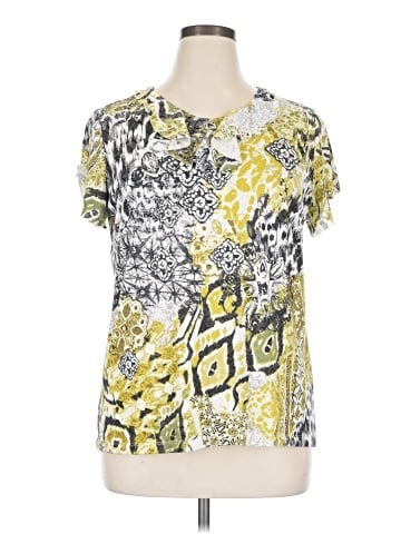 Cj Banks Short Sleeve Blouse (view 1)
