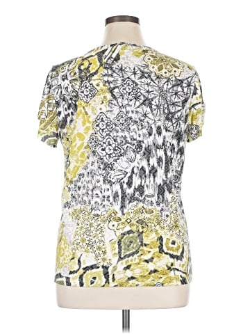 Cj Banks Short Sleeve Blouse (view 2)