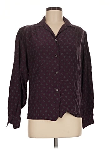 Barry Bricken Long Sleeve Silk Top (view 1)