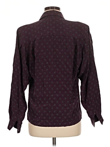 Barry Bricken Long Sleeve Silk Top (view 2)