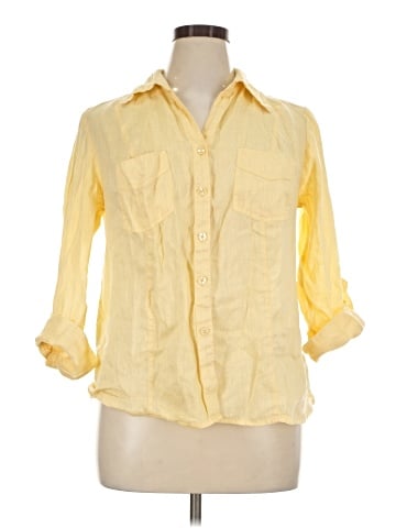 DressBarn 3/4 Sleeve Button-Down Shirt (view 1)