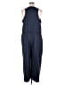 QVC Solid Blue Gray Jumpsuit Size XL - photo 2
